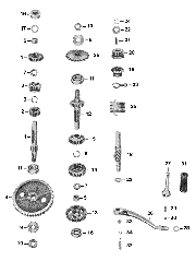 Tafel 19 Getriebe (Zahnräder und Wellen)