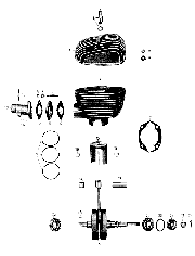 Tafel 1 Zylinder, Kolben und Kurbelwelle ES