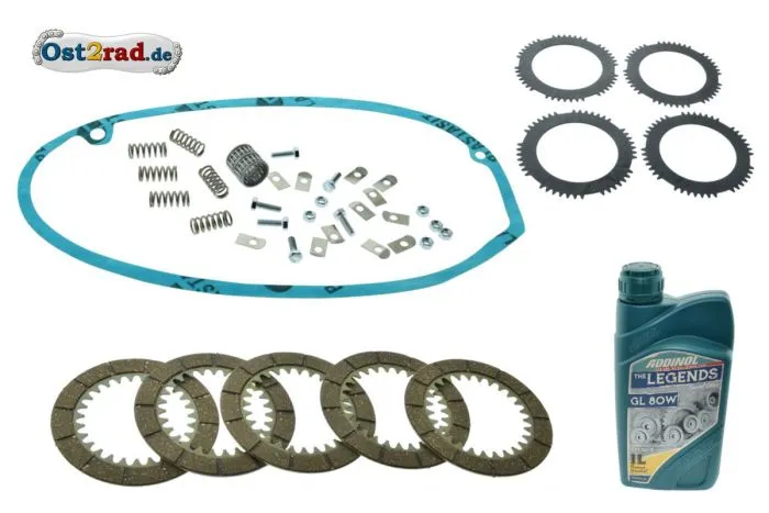 Repair set clutch MZ, ES250, ETS250, TS250, completely Repair set clutch MZ, ES250, ETS250, TS250, completely