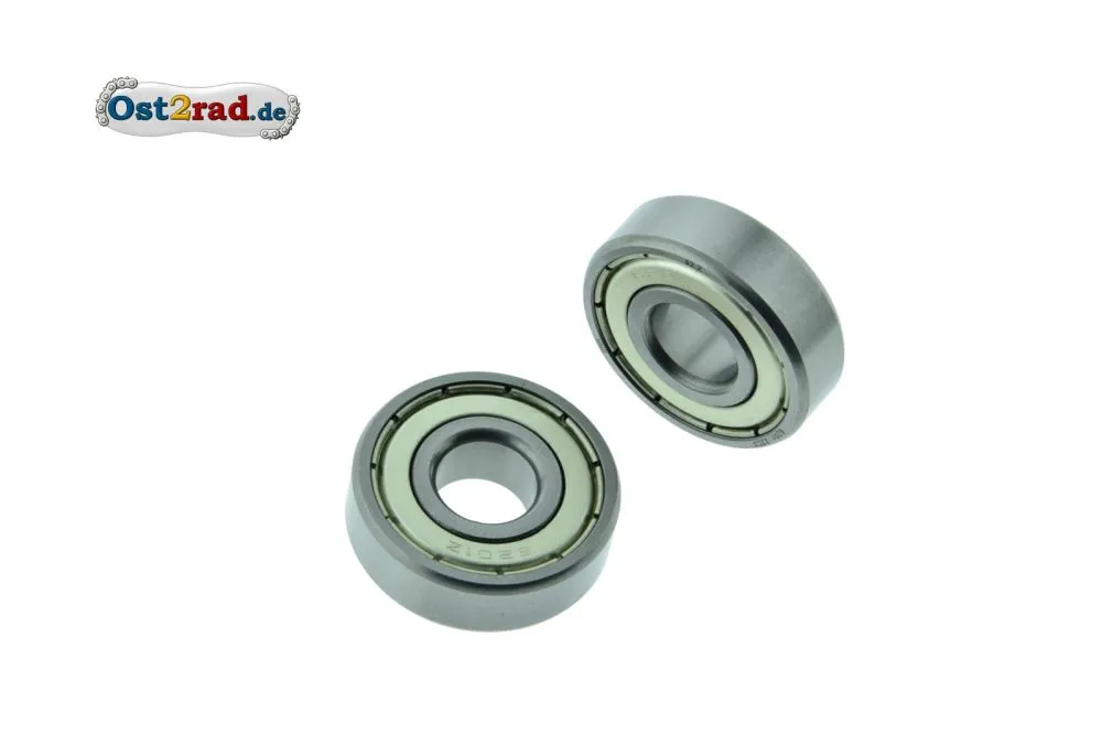 Ball bearing pair for wheels Jawa Mustang 6201 2Z C3, SNH Ball bearing pair for wheels Jawa Mustang 6201 2Z C3, SNH